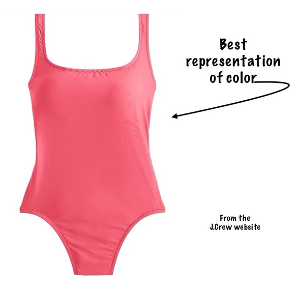 NEW J. Crew 1989 One Piece Swimsuit Pink Size 0 XS New - Picture 2 of 7